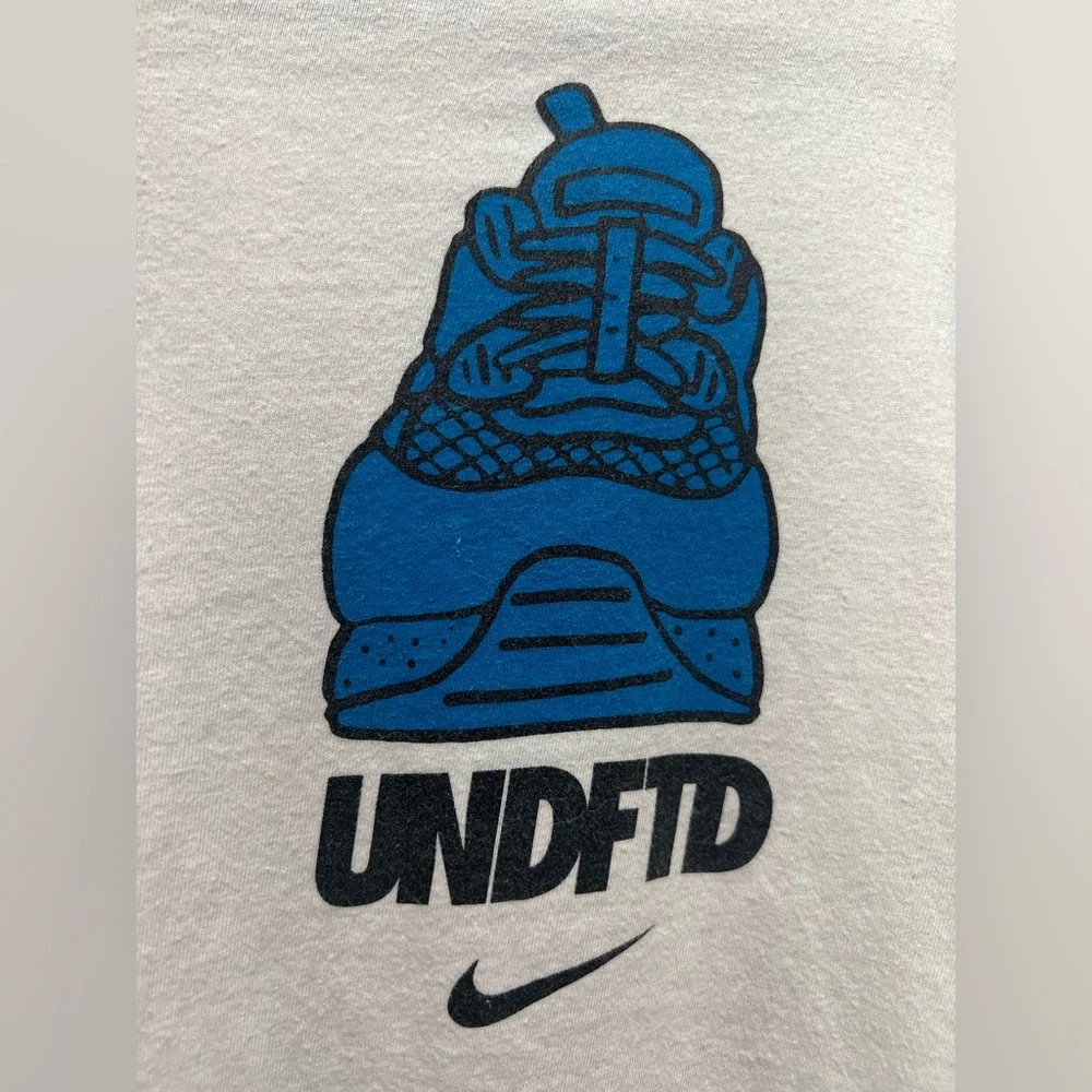2020 NIKE AIR MAX 90 x UNDFTD T-shirt sz S WHITE PROMO RARE
